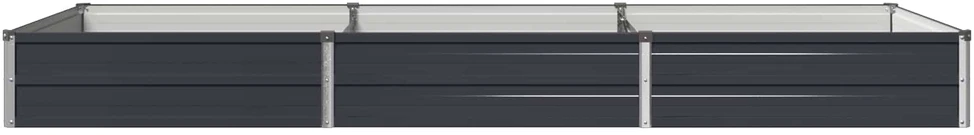 Pakelta sodo lova Antracito 240 x 80 x 24 cm