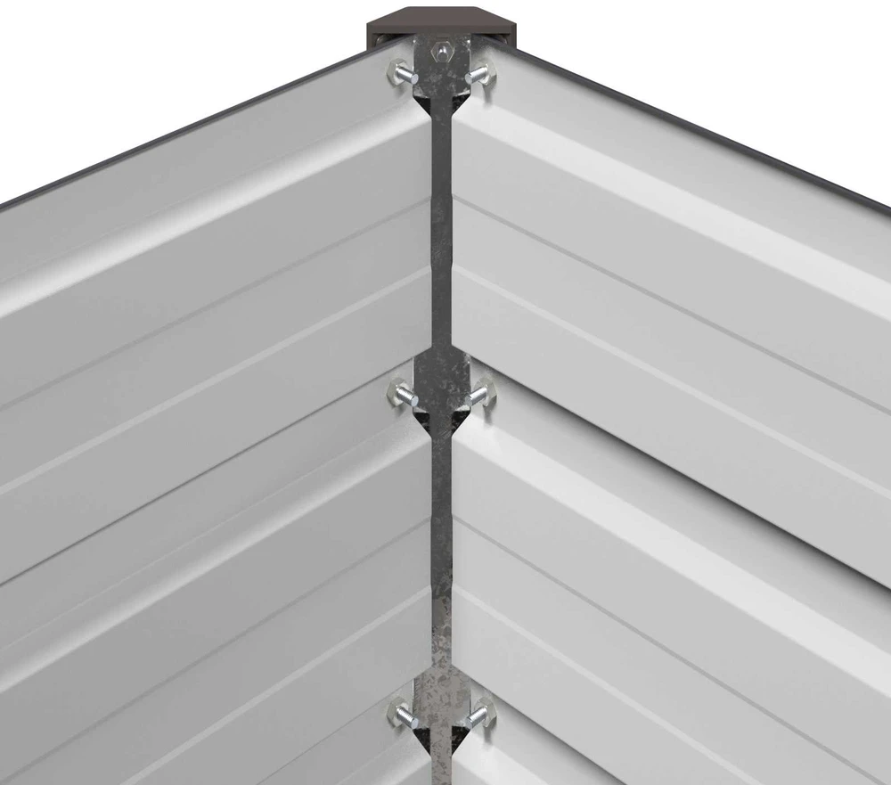 Pakelta sodo lova Antracito 240 x 80 x 24 cm