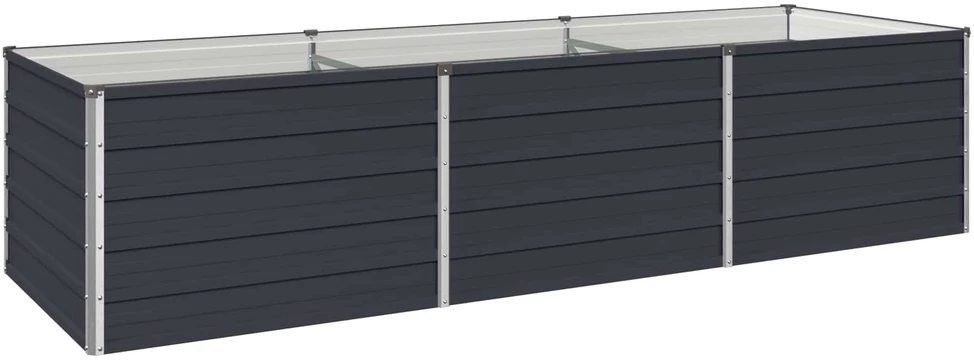 Pakelta sodo lova Antracito 240 x 80 x 55 cm