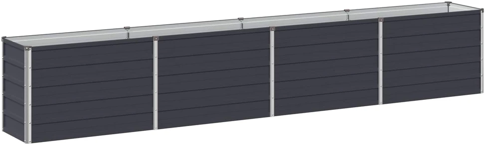 Pakelta sodo lova Antracito 320 x 40 x 55 cm