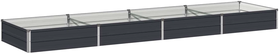Pakelta sodo lova Antracito 320 x 80 x 24 cm