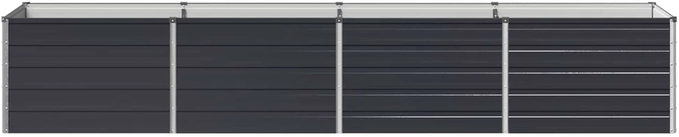 Pakelta sodo lova Antracito 320 x 80 x 55 cm