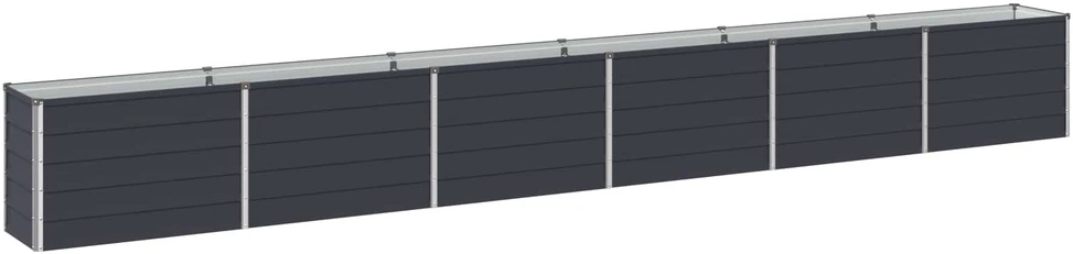 Pakelta sodo lova Antracito 480 x 40 x 55 cm