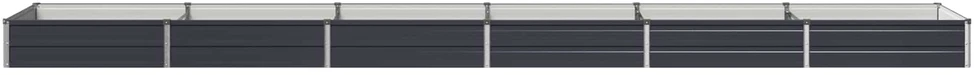 Pakelta sodo lova Antracito 480 x 80 x 24 cm