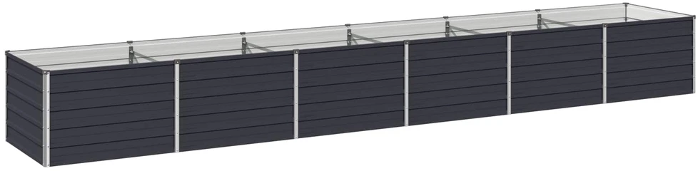 Pakelta sodo lova Antracito 480 x 80 x 55 cm