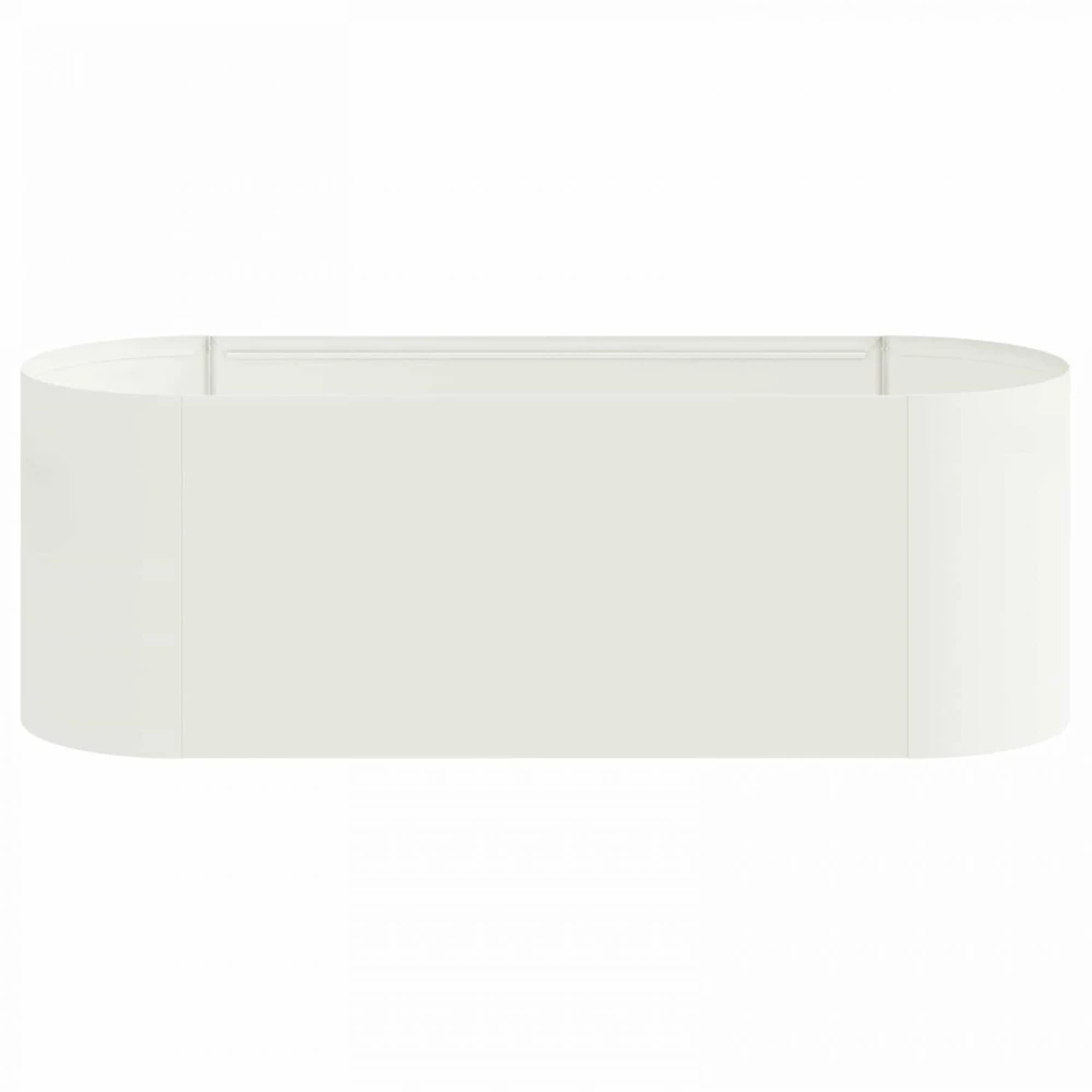 Pakelta sodo lova Balta 120 x 40 x 40 cm