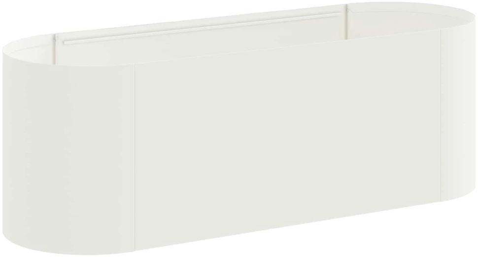 Pakelta sodo lova Balta 120 x 40 x 40 cm