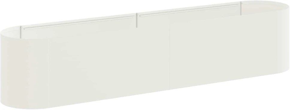 Pakelta sodo lova Balta 200 x 40 x 40 cm