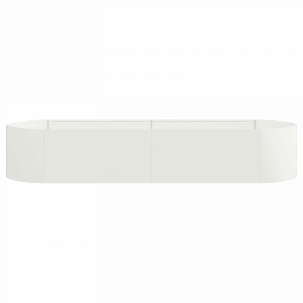 Pakelta sodo lova Balta 220 x 40 x 40 cm Plienas