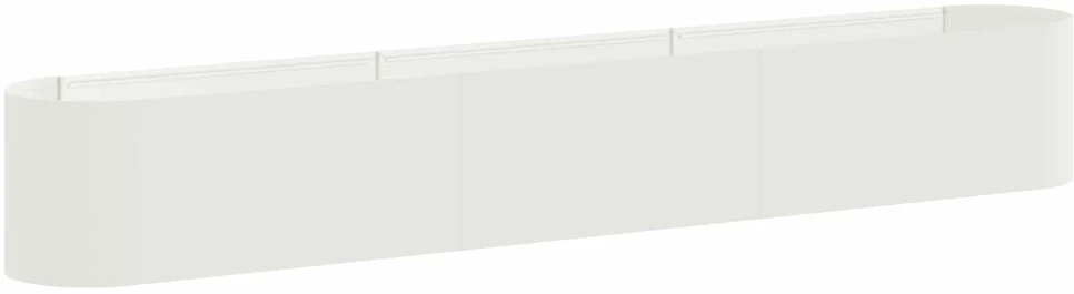 Pakelta sodo lova Balta 280 x 40 x 40 cm