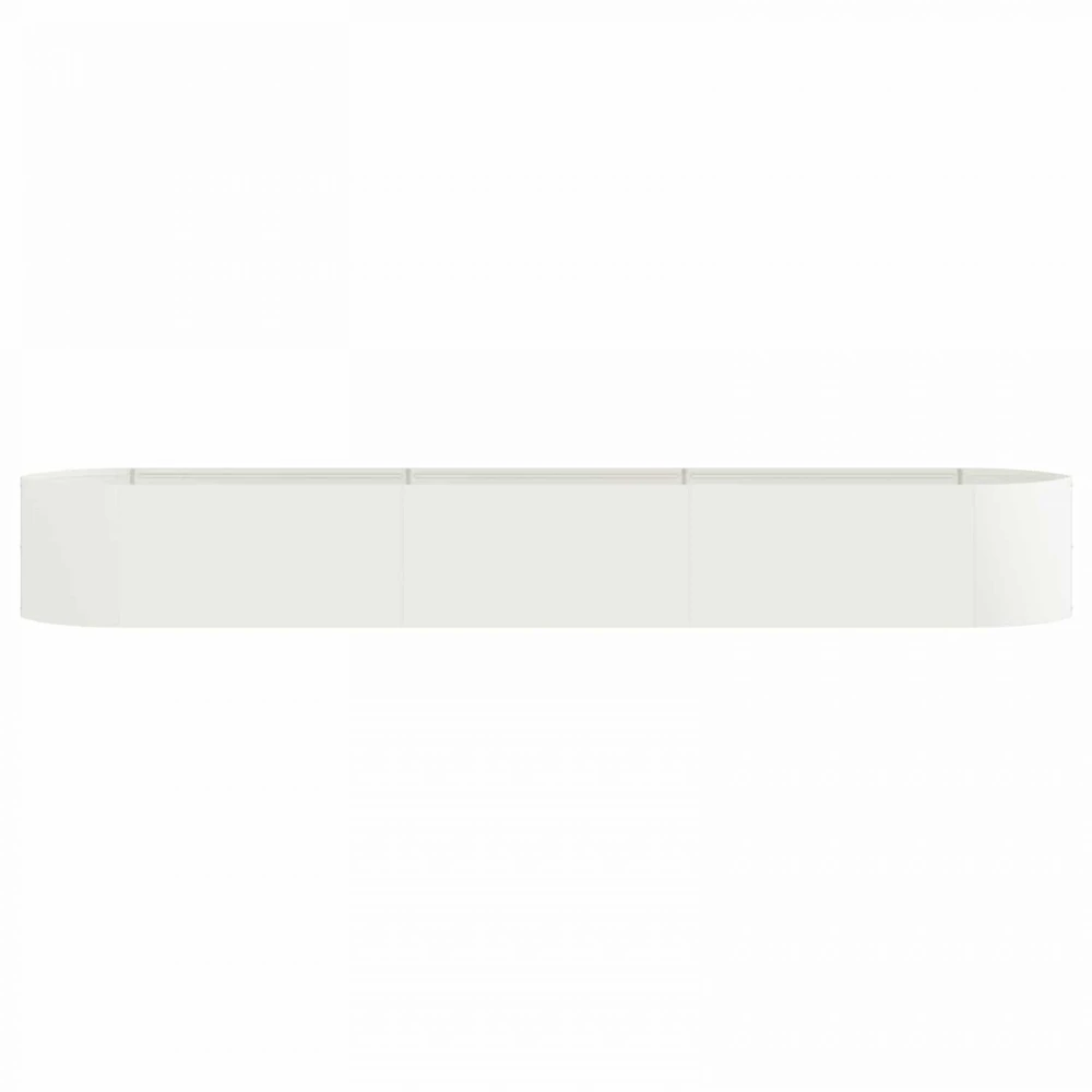 Pakelta sodo lova Balta 300 x 40 x 40 cm Plienas