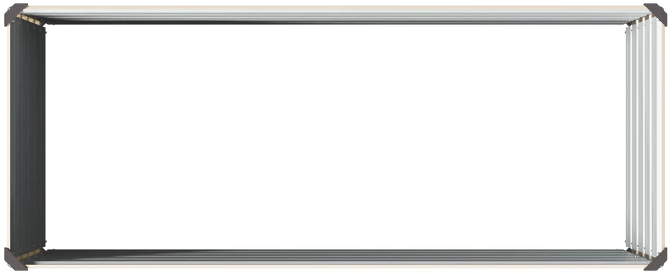 Pakelta sodo lova Ivory 100 x 40 x 55 cm
