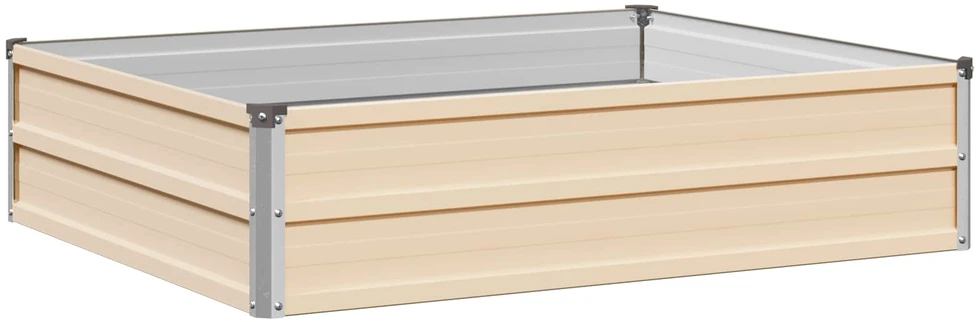 Pakelta sodo lova Ivory 100 x 80 x 24 cm Galvanizuotas plienas