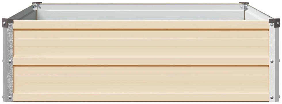Pakelta sodo lova Ivory 100 x 80 x 24 cm Galvanizuotas plienas