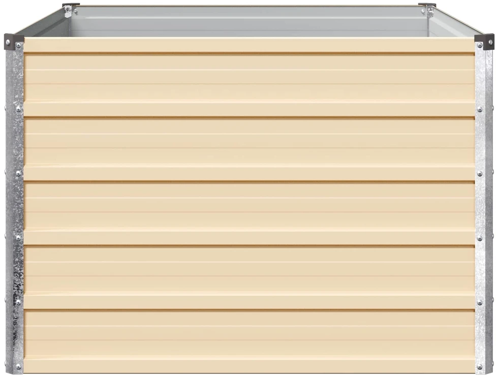 Pakelta sodo lova Ivory 100 x 80 x 55 cm Galvanizuotas plienas