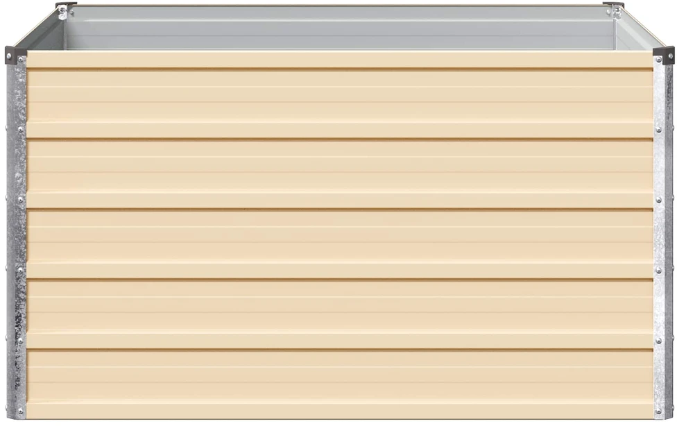 Pakelta sodo lova Ivory 100 x 80 x 55 cm Galvanizuotas plienas