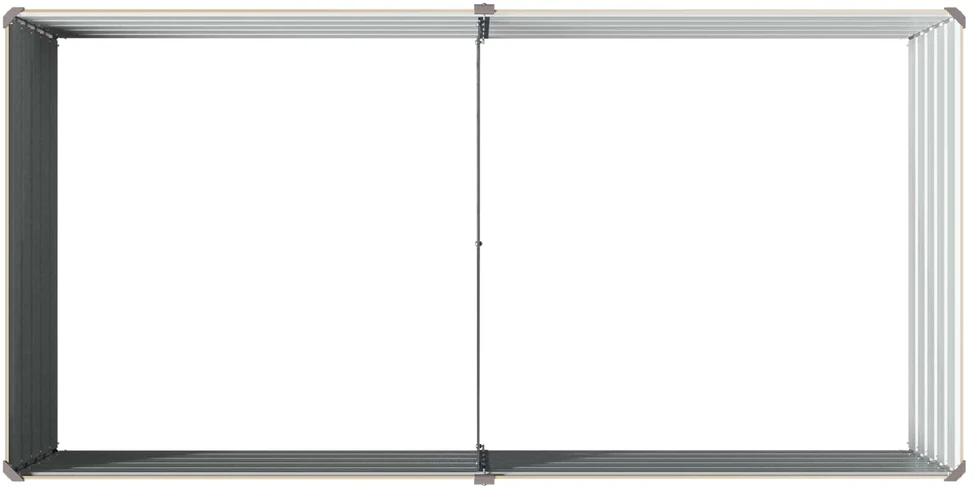 Pakelta sodo lova Ivory 160 x 80 x 55 cm