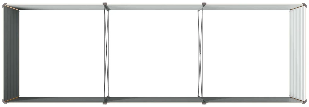 Pakelta sodo lova Ivory 240 x 80 x 55 cm