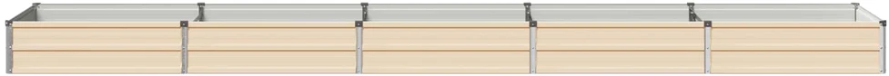 Pakelta sodo lova Ivory 400 x 80 x 24 cm