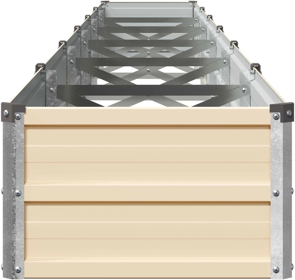 Pakelta sodo lova Ivory 480 x 40 x 24 cm Galvanizuotas plienas