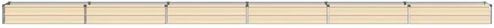 Pakelta sodo lova Ivory 600 x 40 x 24 cm