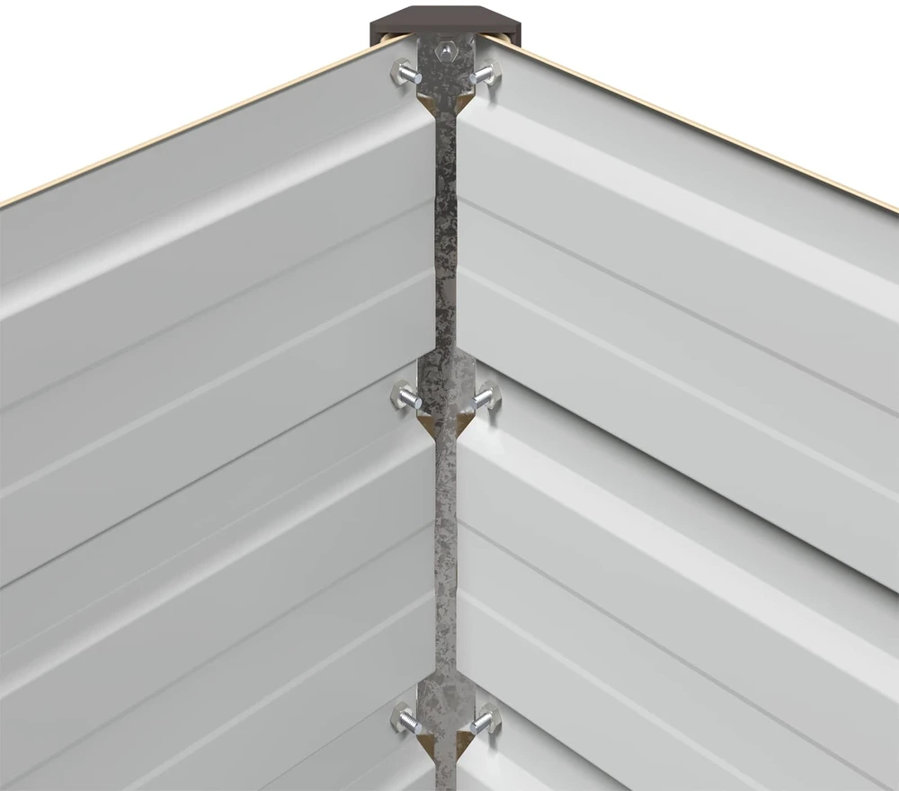 Pakelta sodo lova Ivory 600 x 80 x 55 cm Galvanizuotas plienas