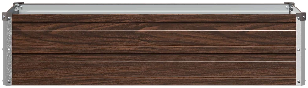 Pakelta sodo lova Juoda 100 x 40 x 24 cm