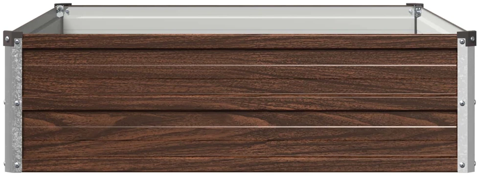 Pakelta sodo lova Juoda 100 x 80 x 24 cm