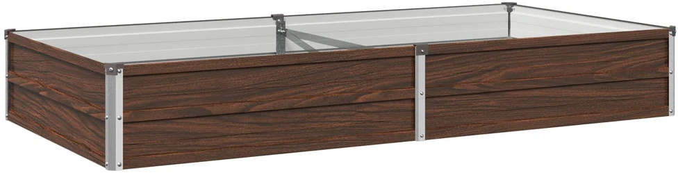 Pakelta sodo lova Juoda 160 x 80 x 24 cm
