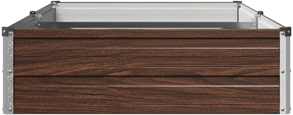 Pakelta sodo lova Juoda 160 x 80 x 24 cm
