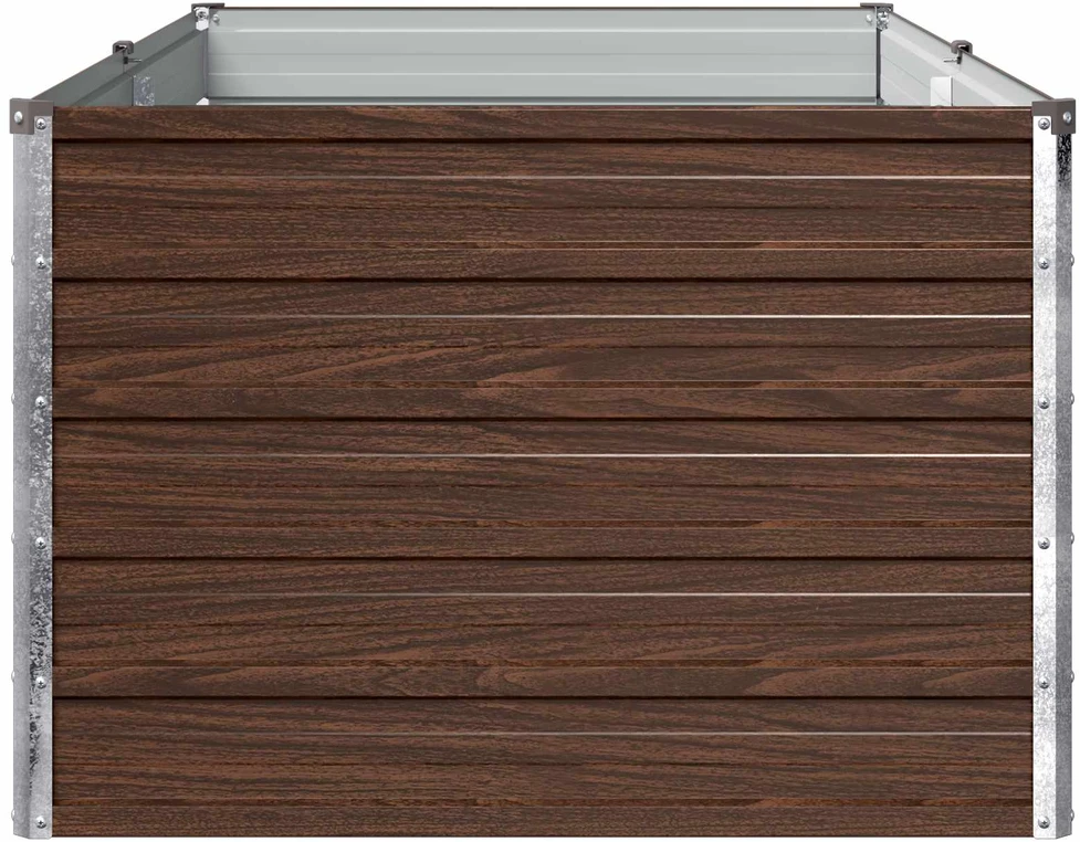 Pakelta sodo lova Juoda 160 x 80 x 55 cm