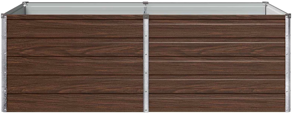 Pakelta sodo lova Juoda 160 x 80 x 55 cm