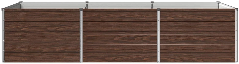 Pakelta sodo lova Juoda 240 x 80 x 55 cm