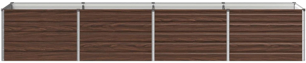 Pakelta sodo lova Juoda 320 x 80 x 55 cm