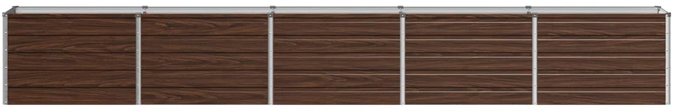 Pakelta sodo lova Juoda 400 x 40 x 55 cm
