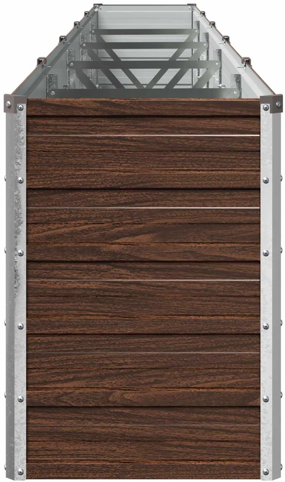 Pakelta sodo lova Juoda 400 x 40 x 55 cm