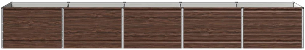 Pakelta sodo lova Juoda 400 x 80 x 55 cm