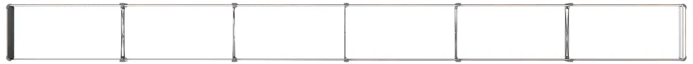 Pakelta sodo lova Juoda 480 x 40 x 24 cm