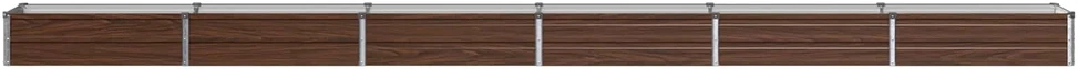 Pakelta sodo lova Juoda 480 x 40 x 24 cm