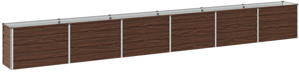 Pakelta sodo lova Juoda 480 x 40 x 55 cm