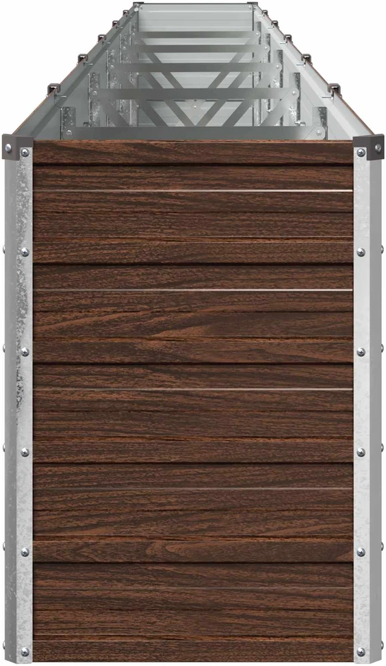 Pakelta sodo lova Juoda 480 x 40 x 55 cm