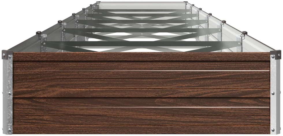 Pakelta sodo lova Juoda 480 x 80 x 24 cm