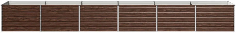 Pakelta sodo lova Juoda 480 x 80 x 55 cm