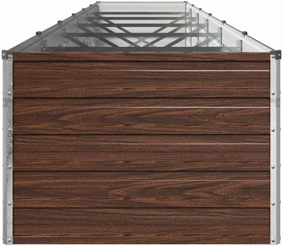 Pakelta sodo lova Juoda 480 x 80 x 55 cm