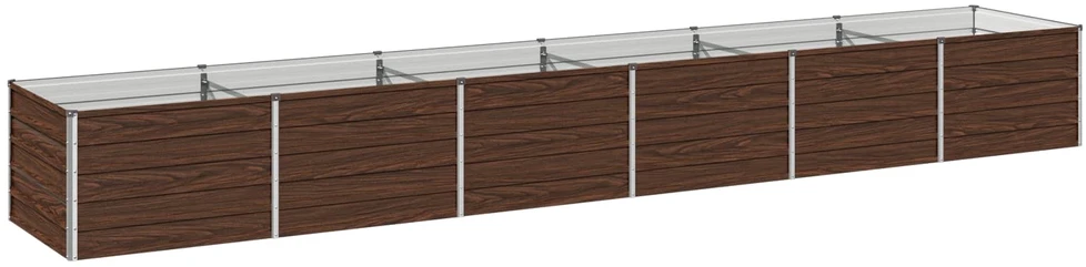 Pakelta sodo lova Juoda 480 x 80 x 55 cm
