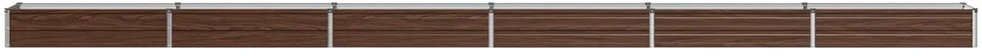 Pakelta sodo lova Juoda 600 x 40 x 24 cm