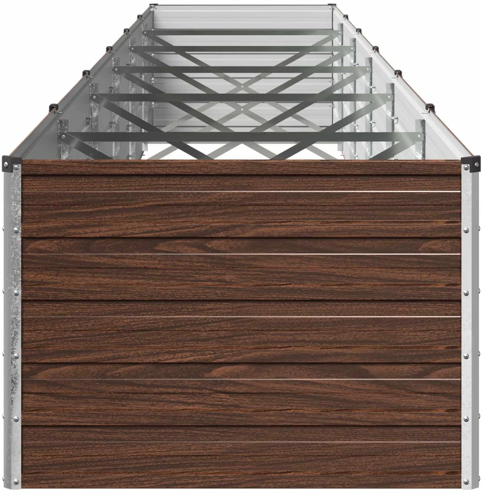 Pakelta sodo lova Juoda 600 x 80 x 55 cm