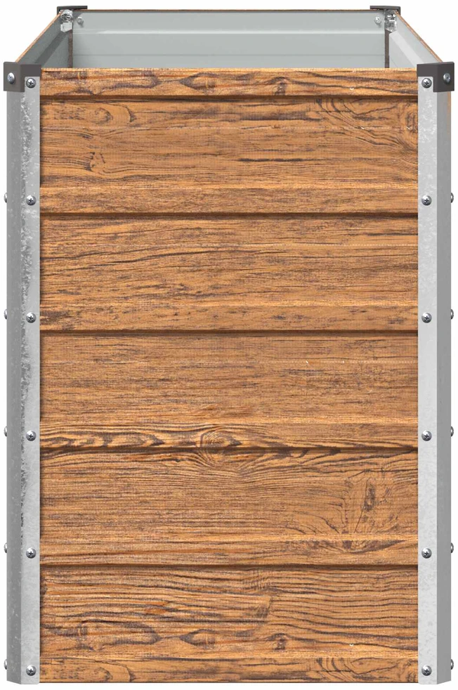 Pakelta sodo lova Medžio rudas 100 x 40 x 55 cm