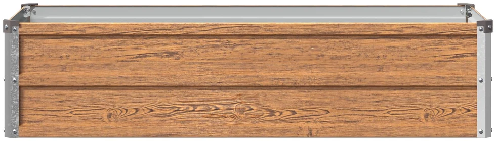Pakelta sodo lova Medžio rudas 100 x 40 x 24 cm