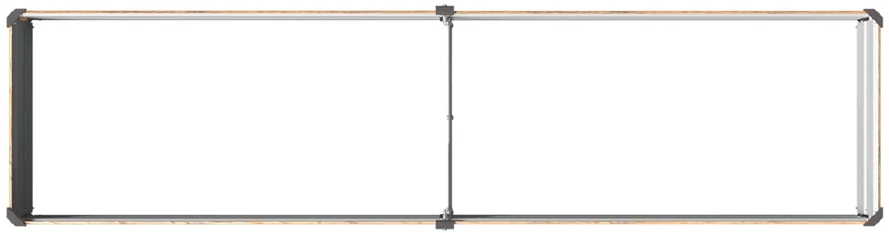 Pakelta sodo lova Medžio rudas 160 x 40 x 24 cm
